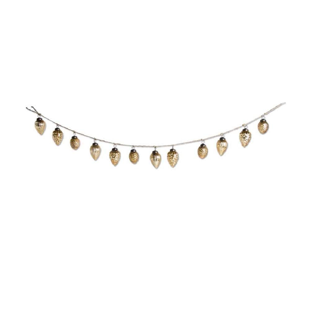 K&K Interiors Garland, 48 Inch, Gold