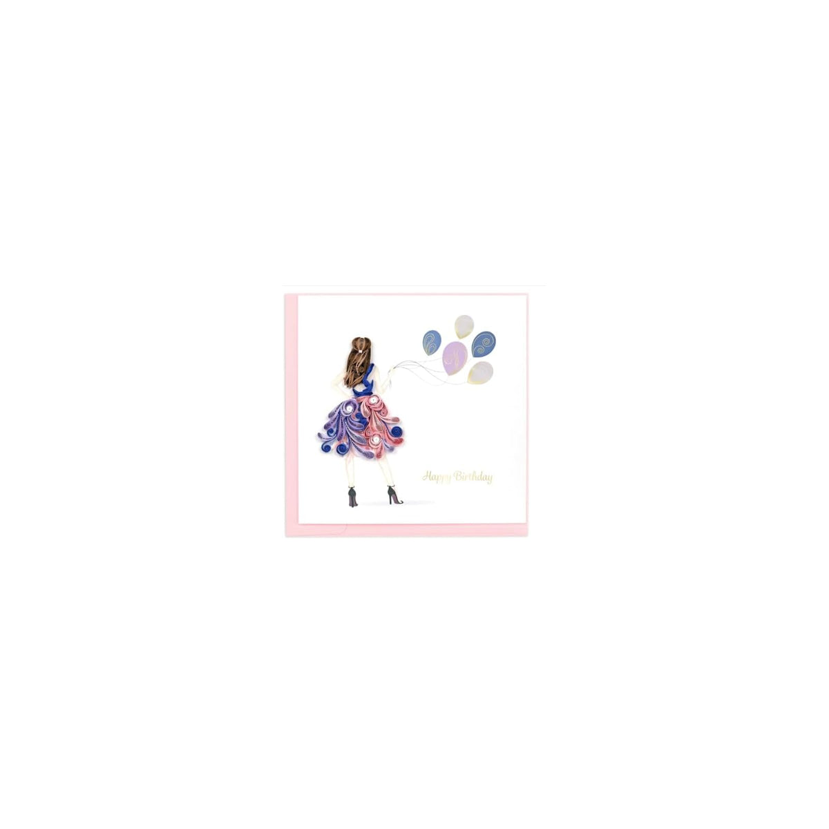 Quilling Card Greeting Card, 6 in. x 6 in., Multi