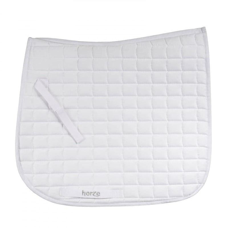 HORZE Bristol Dressage Saddle Pad - White - Pony