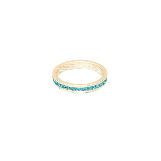 Maya J Figurine, Size 8, Aquamarine