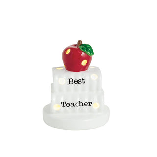 Mud Pie Figurine, 2 1/2" x 2 1/2" dia, Red