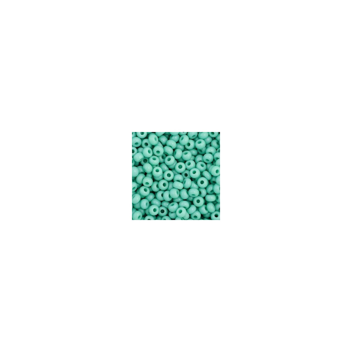 John Bead Craft Bead, Small, Opaque Turquoise