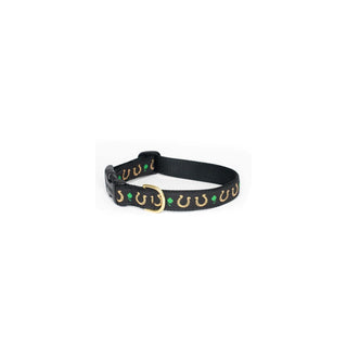Up Country Animal Collar, Large (15"-21") 1" width, Black