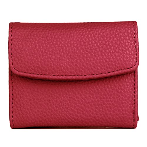 Julia Buxton Pebble Pik-Me-Up® Mini-Trifold Red