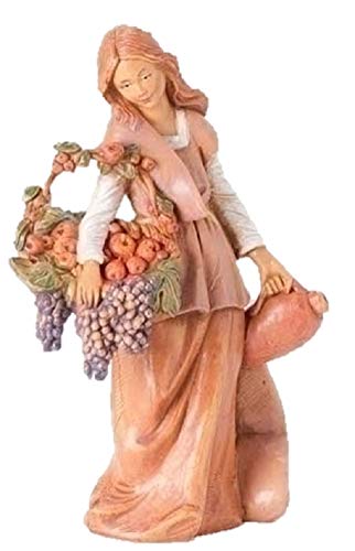 Fontanini by Roman Inc., Bethany The Vineyard Worker, 5" Collection, Nativity Figure and Accessories, Hand Sculpted and Painted (3x2x5)
