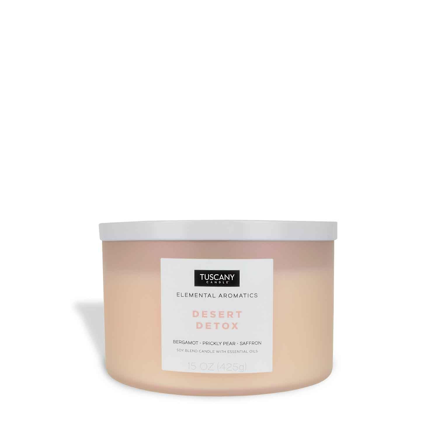 Empire Candle Tuscany 15 oz. Desert Detox Soy Blend Jar Candle One Size