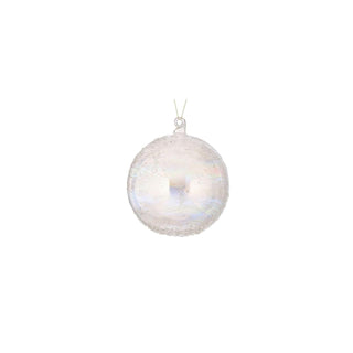 Regency International Hanging Ornament, 6-Inch, Clear Iridescent