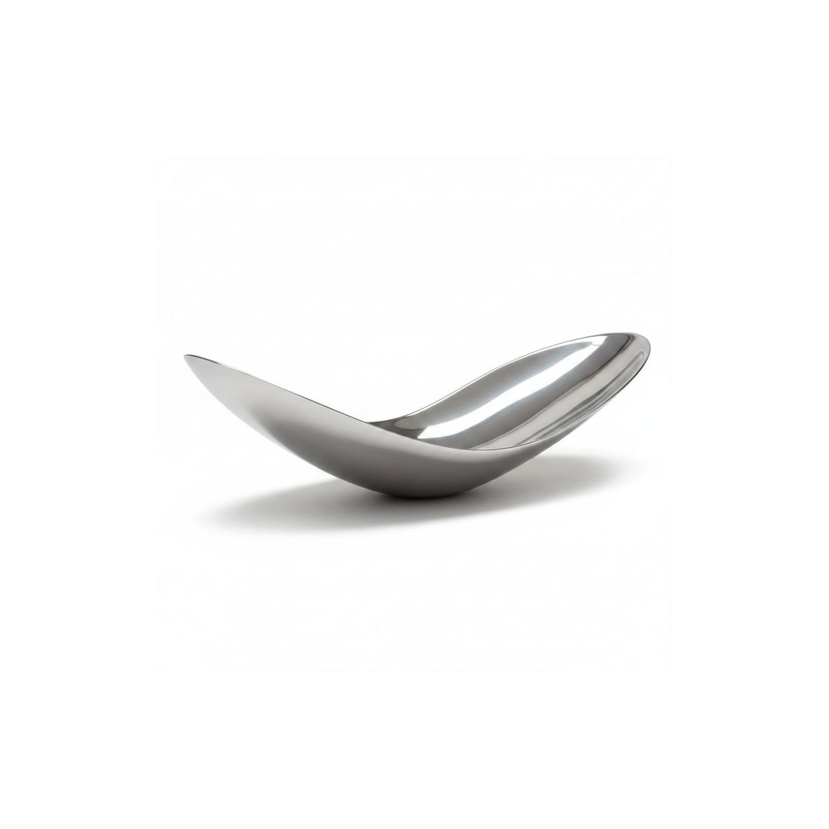 Modern Day Accents Dishware Bowl, Large, Silver