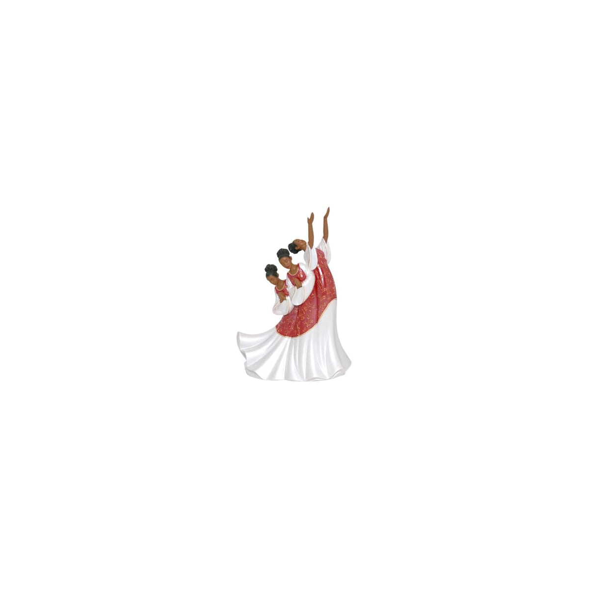 Ebony Treasures Figurine, 9.25 inches, Red