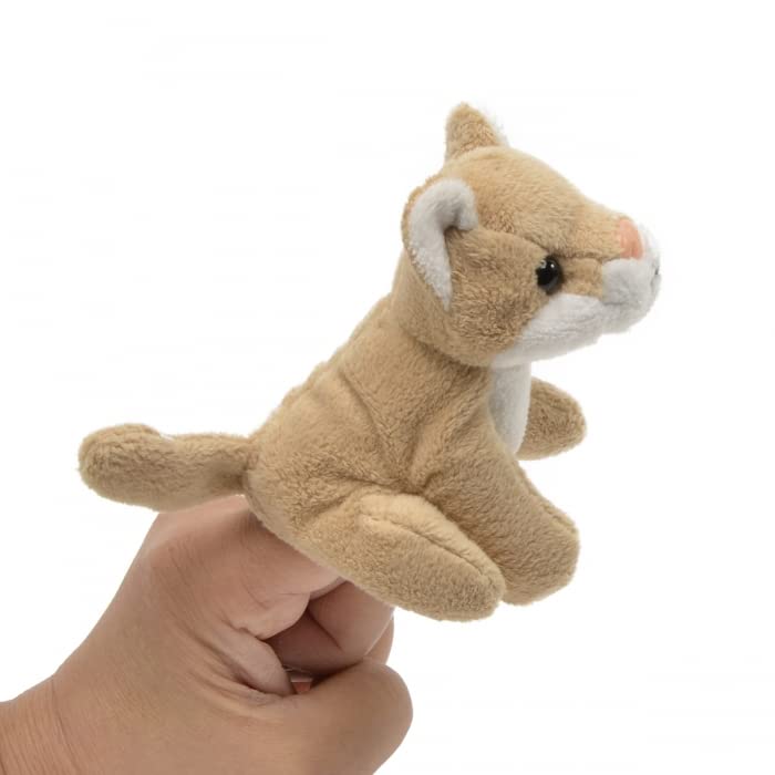 Unipak 1199ML Mountain Lion Plush Finger Puppet, 3.5-inch Height