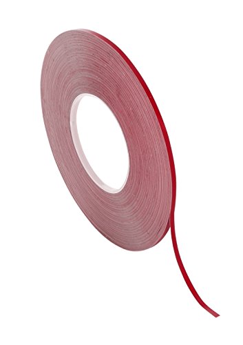 Chartpak Graphic Art Tape, 1/16 W x 648 L Inches, Red Matte, 1 Roll (BG6202M)