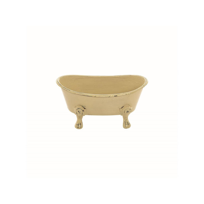 Foreside Home and Garden Soap Dish, Yellow