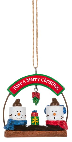 Ganz Have A Merry Christmas S'Mores Mistletoe Ornament 2.5 Inch Multicolor, Whimsical Collectible Holiday Tree Décor, Gift for Family and Friends