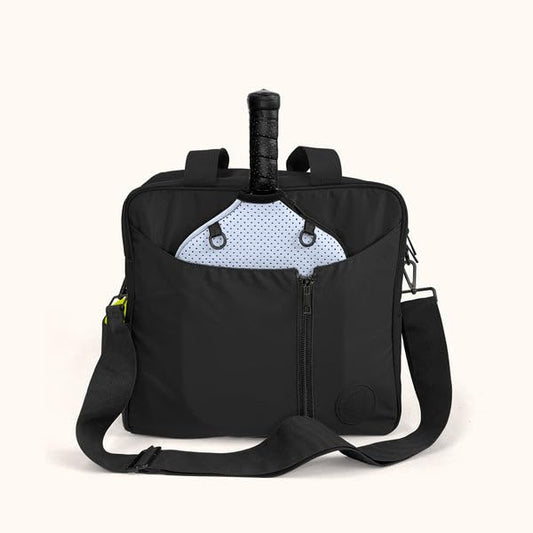NOD Products New 3-in-1 Pickleball Backpack with Tote and Crossbody Bag, Black
