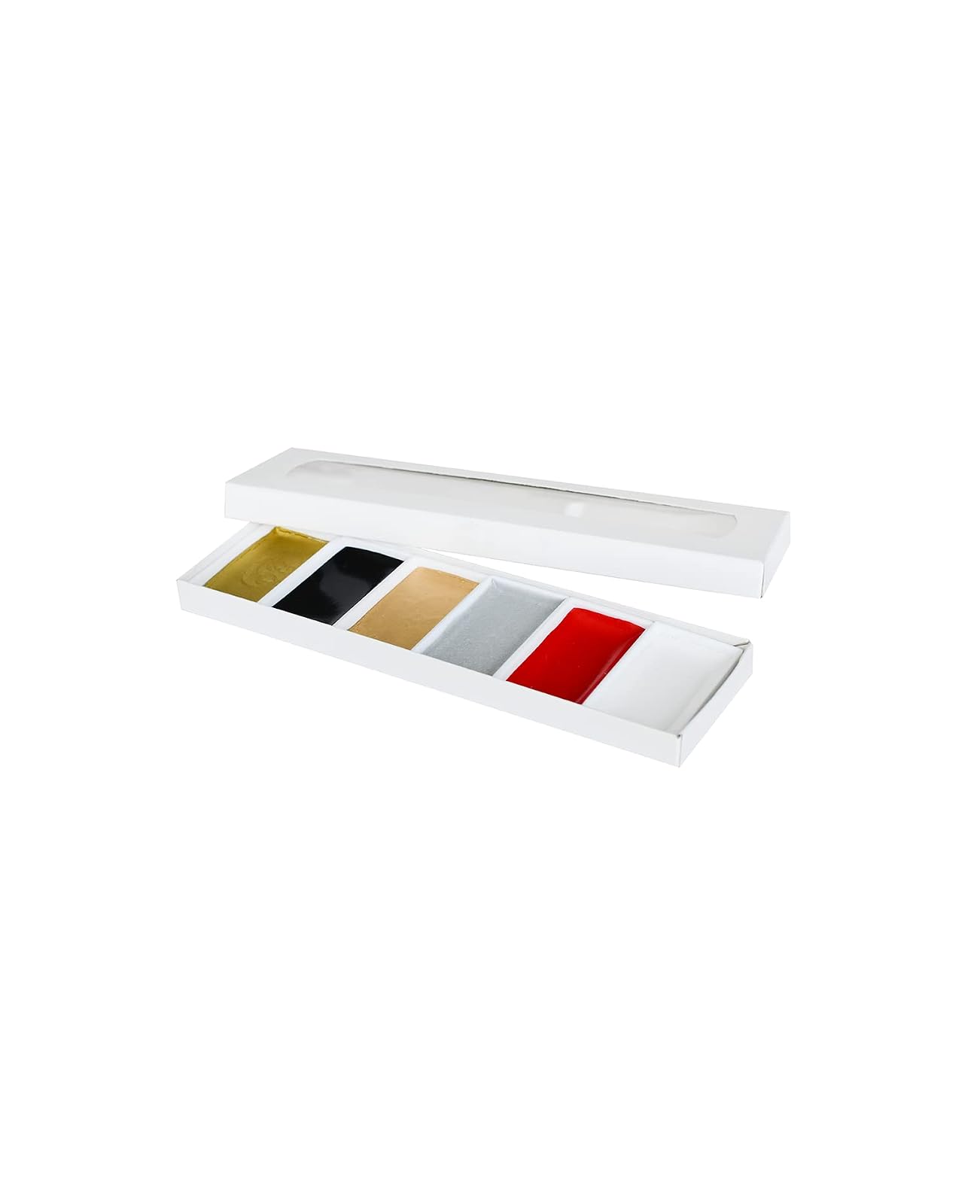 Yasutomo 6 Piece Japanese Watercolor Set- Traditional Colors