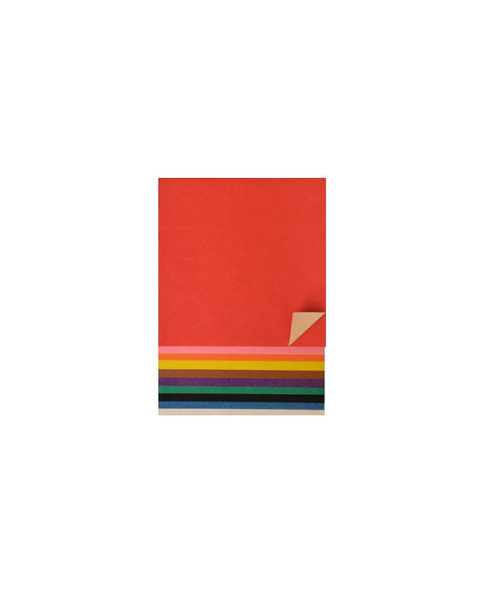 Yasutomo Fold 'EMS Solid Origami Paper (50 Pack), 5.875", Kraft with Assorted Colors