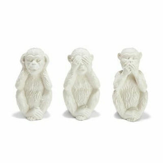 Two's Company Set of 3 Hear No Evil, See No Evil, Speak No Evil Monkeys