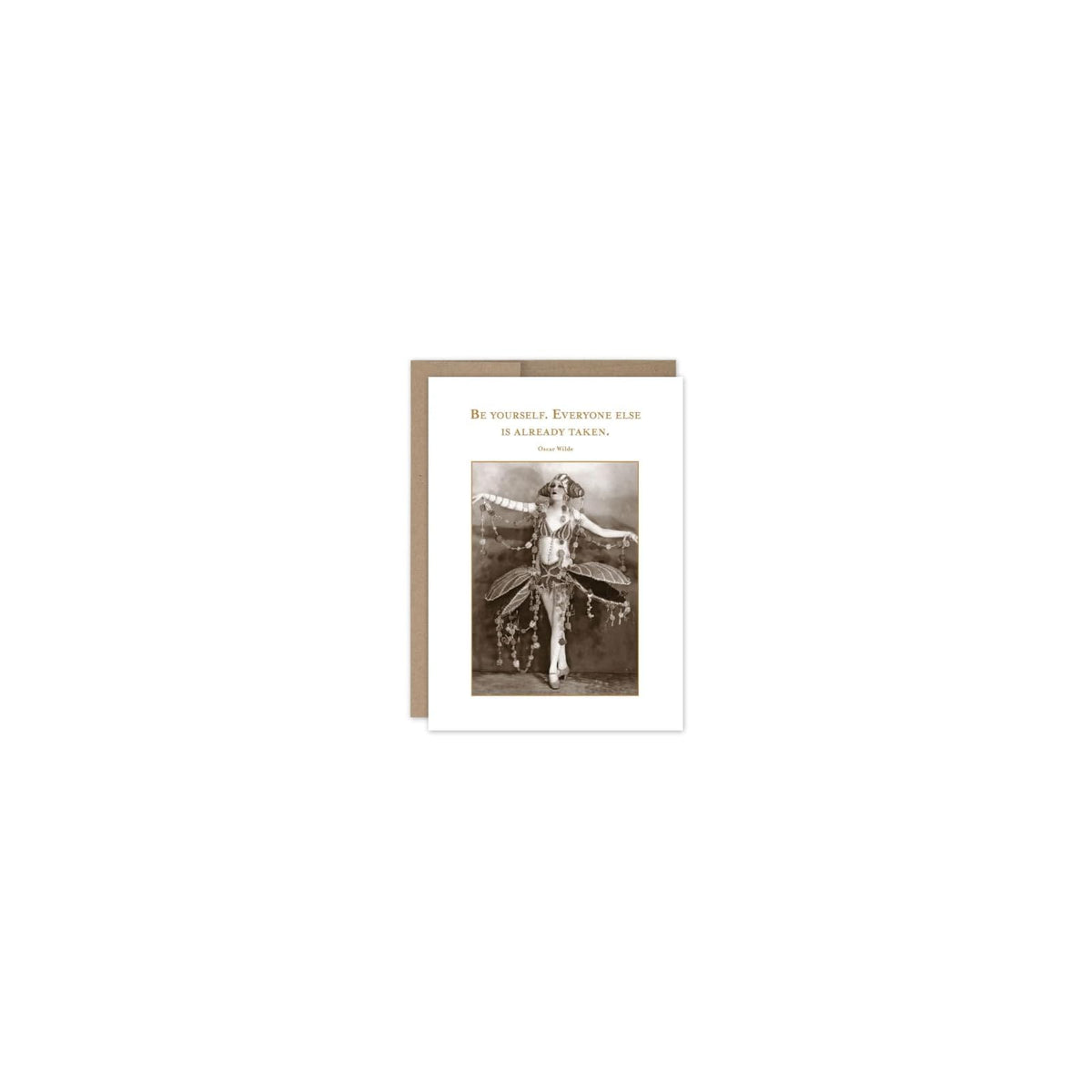 Shannon Martin Design Greeting Card, 4.5 x 6.25 inches, Rich Copper and Sepia To