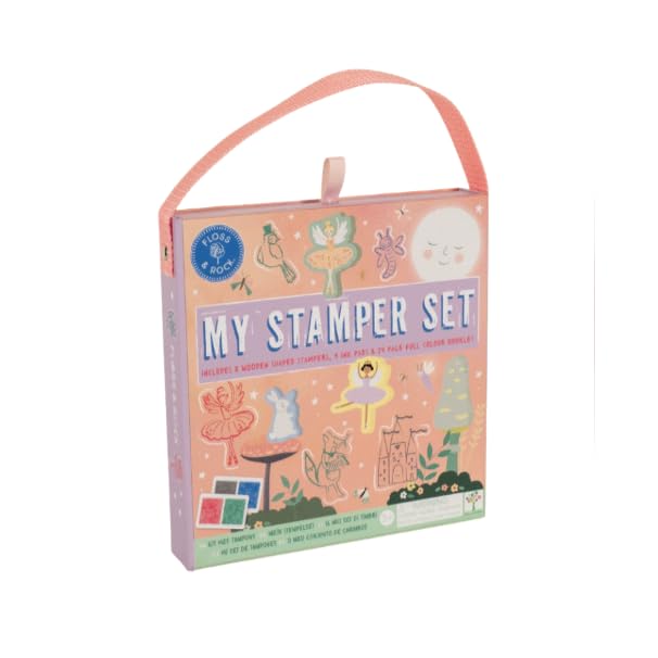 Floss and Rock My Stamper Set, Enchanted, 7.79-inches Length, Educational Activities for Kids