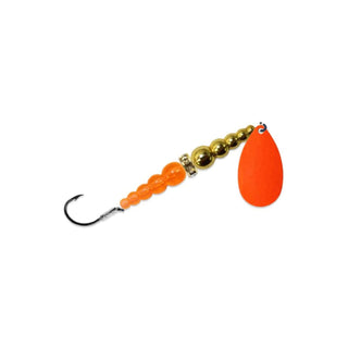 Mack's Lure Fishing Hook, #6, Orange/Gold/Fire Orange