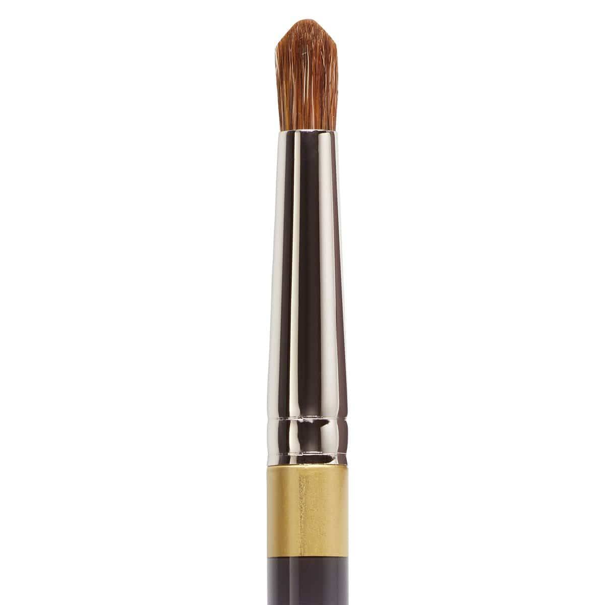 KINGART Original Gold Specialty 9272 Series, Dome Round Blender, Natural Hair Artist Brush, Acrylic Handle (L)