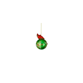 Regency International Hanging Ornament, 5-Inch, Red Green