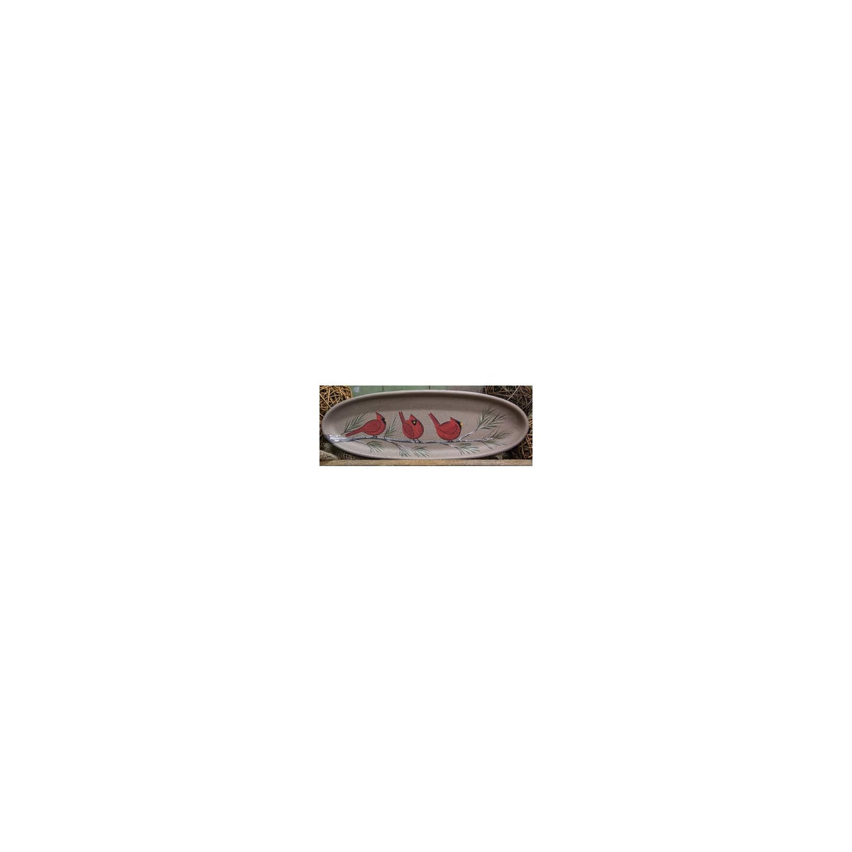 Hearthside Collection Tray, 15" x 1" x 5.5", Speckled Beige