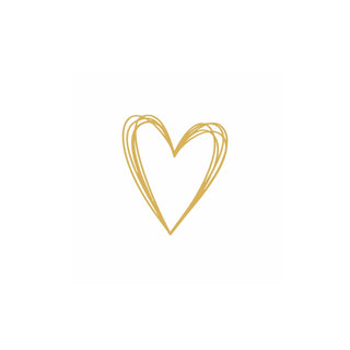 PPD Disposable Napkin, 6.5 inches, Gold