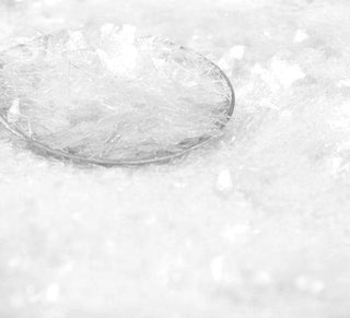 Meyer Imports Crushed Glass Glitter for Arts and Crafts - Broken Glass German Glitter for Resin Craft Art / Tumblers/ Nail Art / DIY Jewelry Making Decoration - 2.2 Pounds - White
