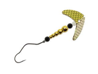 Mack's Lure Fishing Hook, 1, Gold Black Scale/Gold/Black