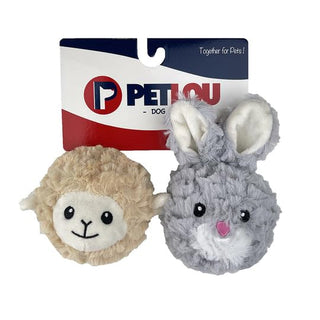 Pet Lou Pet Toy, 4-inch, Multicolor