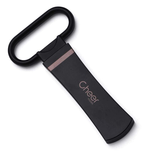 CHEER MODA Ah So Wine Opener ‚Äö√Ñ√¨ Old Fashion Two-Prong Cork Puller & Corker with Sleek Case ‚Äö√Ñ√¨ Luxury Stainless Steel Wine Opener Black Gold
