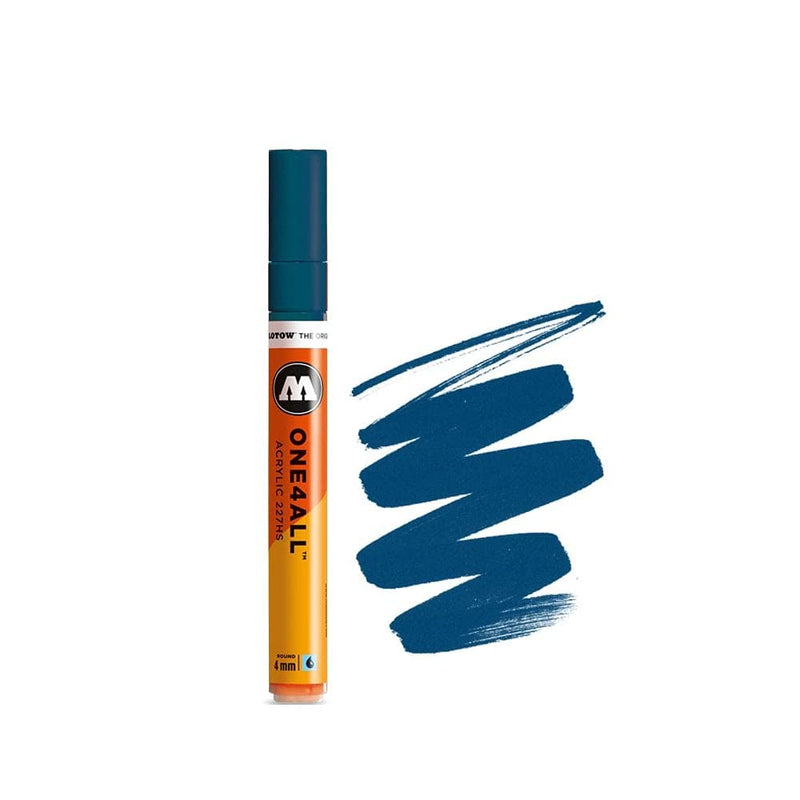 MOLOTOW ONE4ALL Acrylic Paint Marker, 4mm, Petrol, 1 Each (227.219)