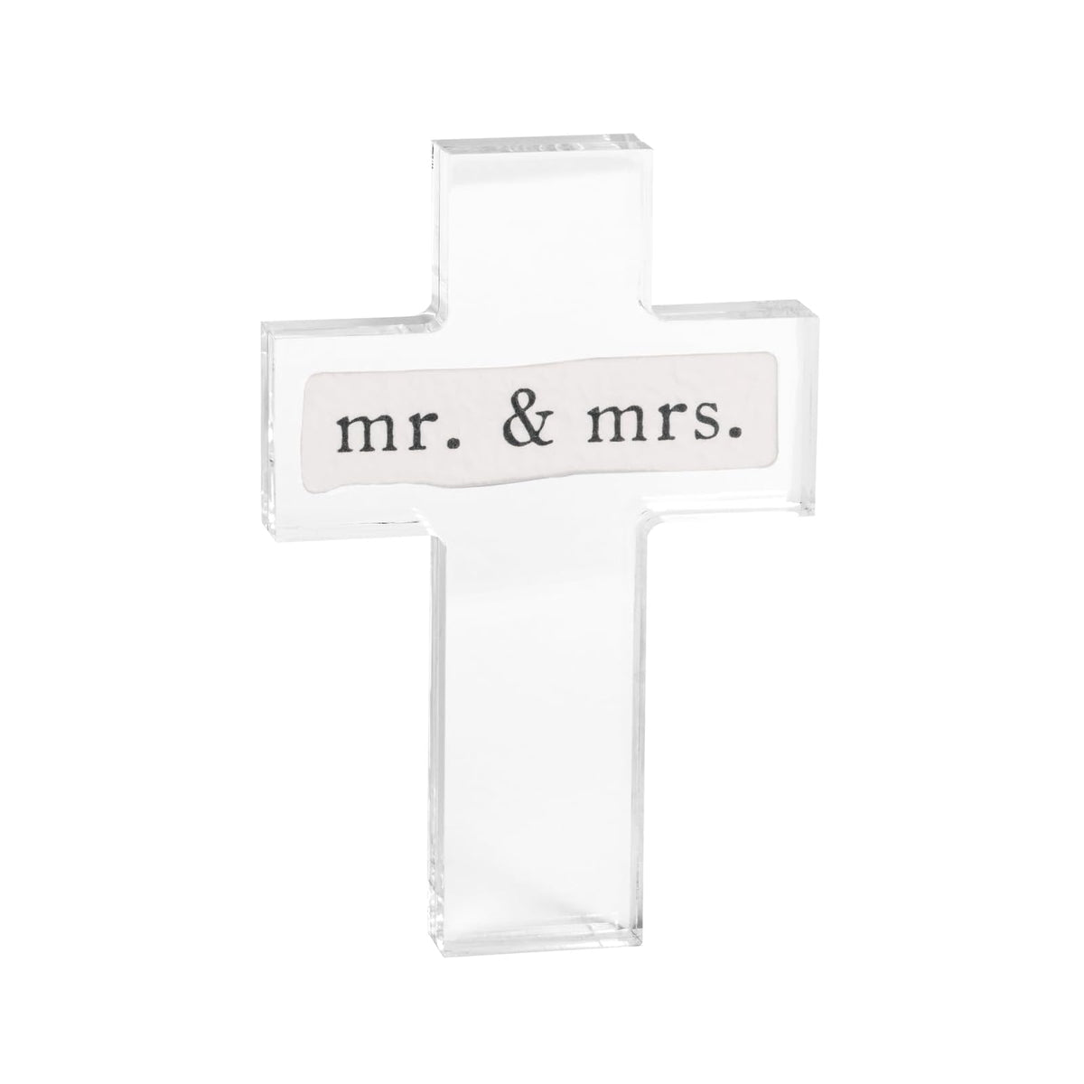 Mud Pie Wall Art, 6"L x 6"W, Mr Mrs