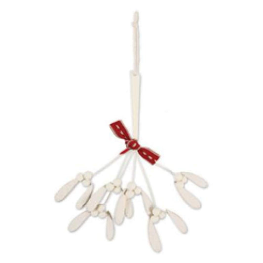 Two's Company Mistletoe Bunch Ornament