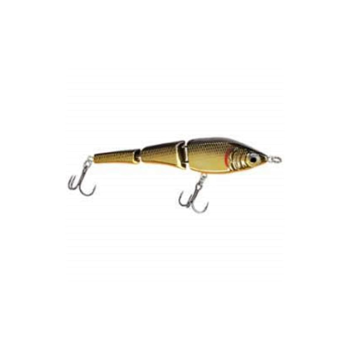 MirrOLure Fishing Hook, 4 Inch, 1/2 Oz, Gold/Black Bk/Org Belly