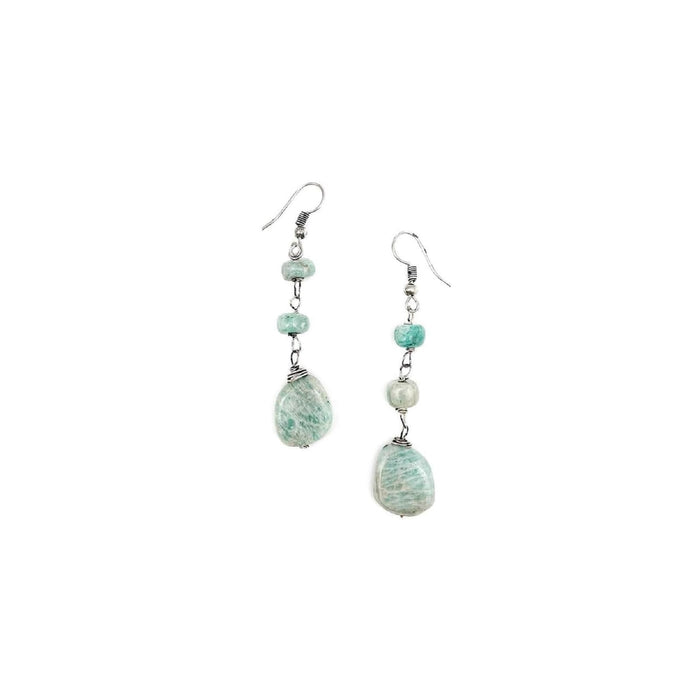 Anju Earring, 3", Multicolor
