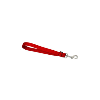 LupinePet Leash, 3/4" wide; 11-inches long, Red