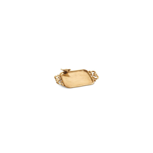 RAZ Imports Tray, 6.3" x 3.5" x 1", Gold
