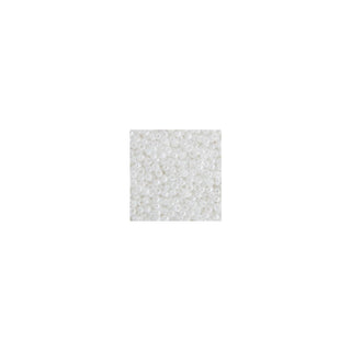 John Bead Craft Bead, 11/0, Luster White Pearl Opaque