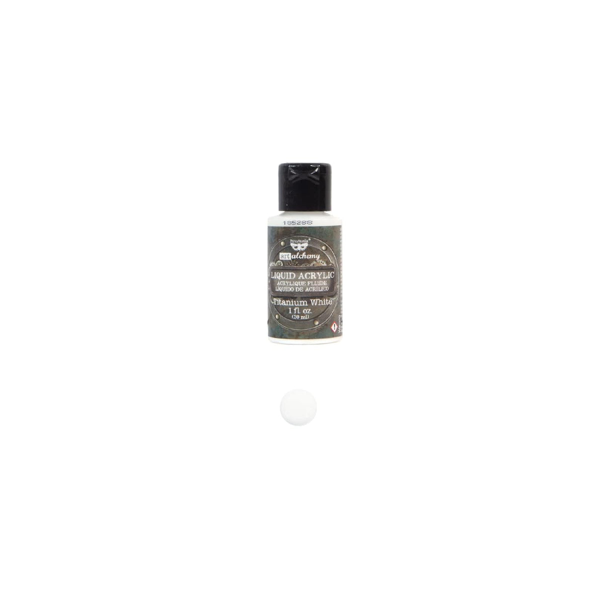 PRIMA MARKETING INC Paint, 1 Count (Pack of 1), Liquid Acrylic Titanium White 1f
