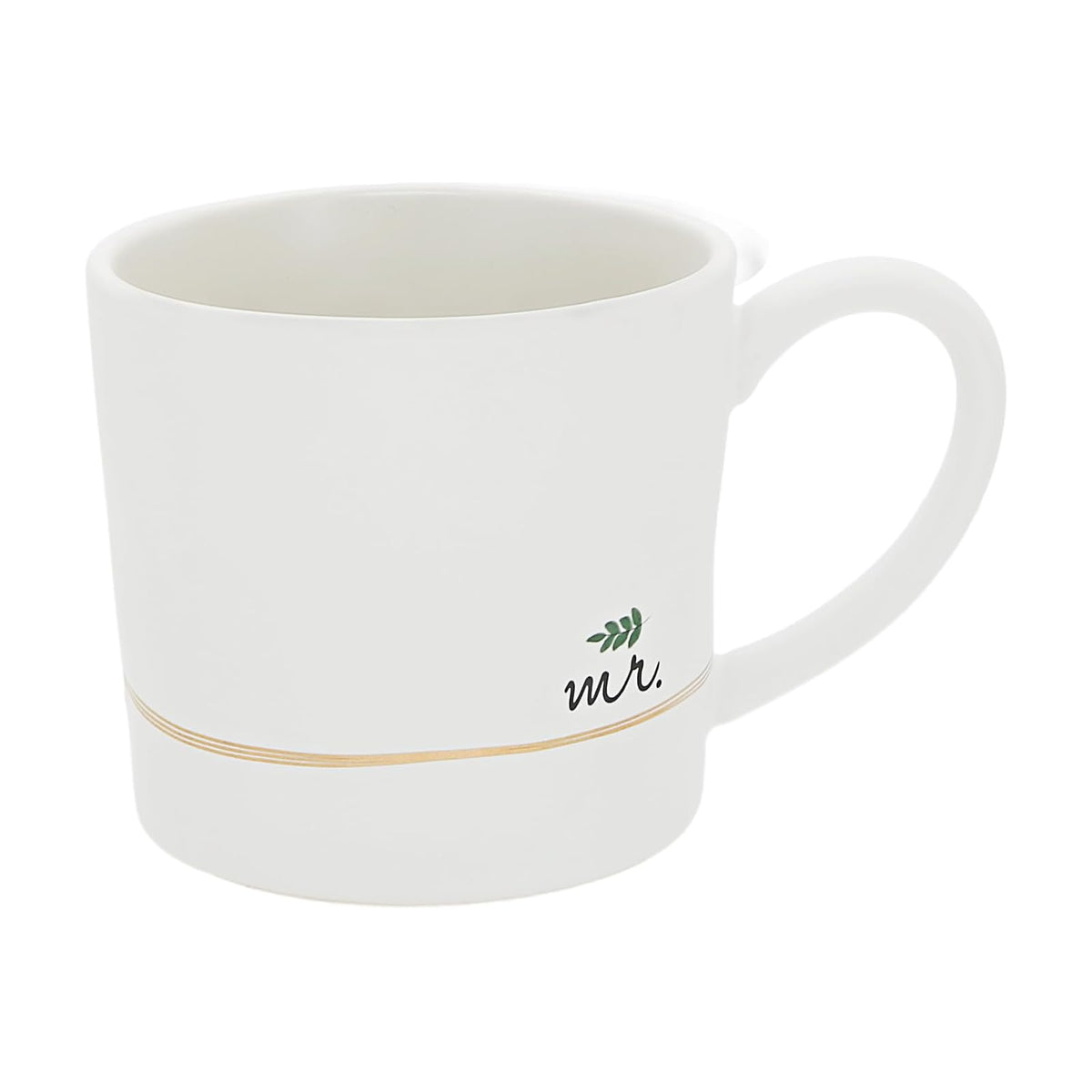Pavilion Gift Company Drinking Cup, 15 Ounces, White, Gold, Black, Green