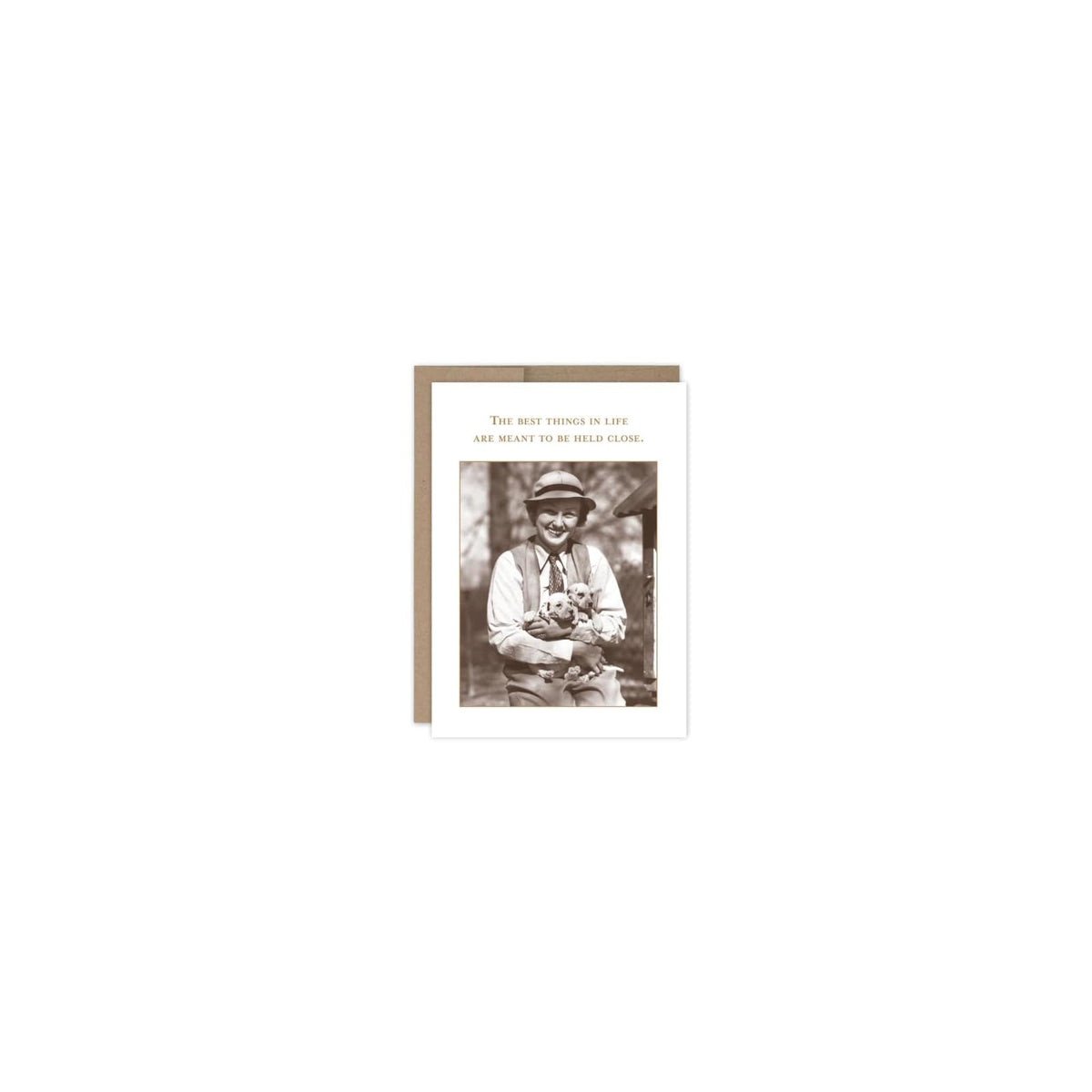 Shannon Martin Design Greeting Card, 4.5 x 6.25 inches, Rich Copper and Sepia To