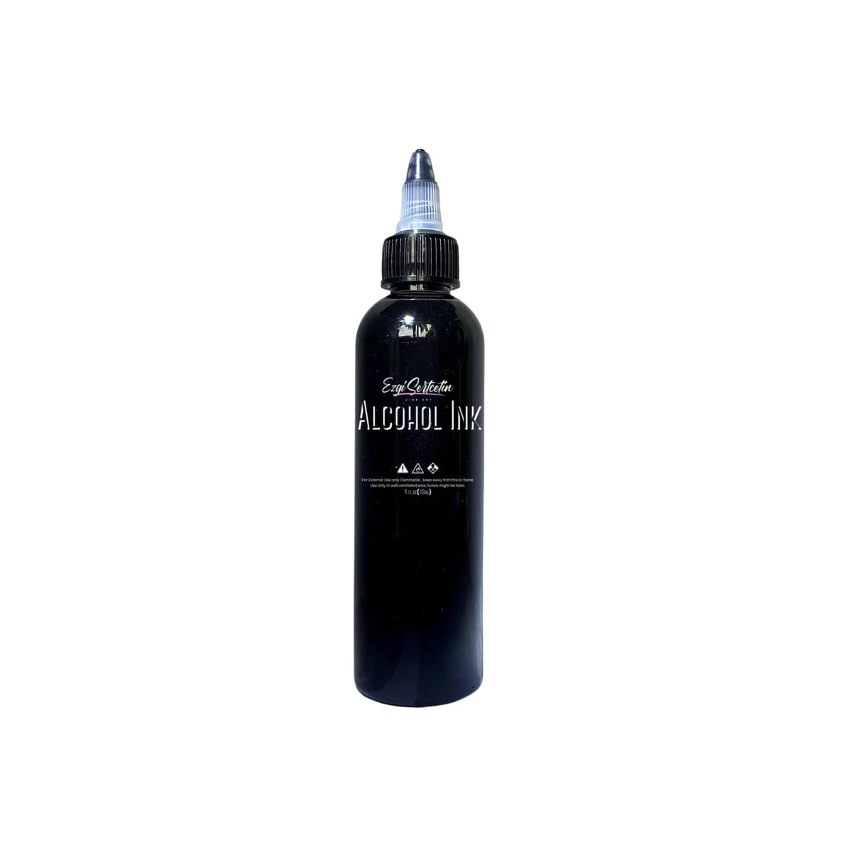 Ezgi Sertcetin Liquid Ink, 4 fl oz, Metallic Black