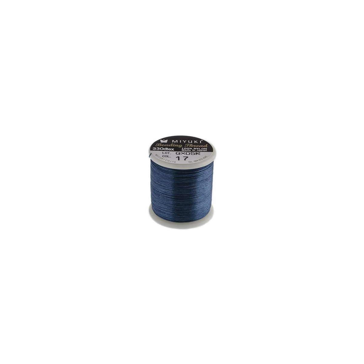 John Bead Thread Cord, 50m, Dark Blue