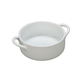 BIA Cordon Bleu Casseroles, 9" diameter x 11.75" length x 3.75" height, White