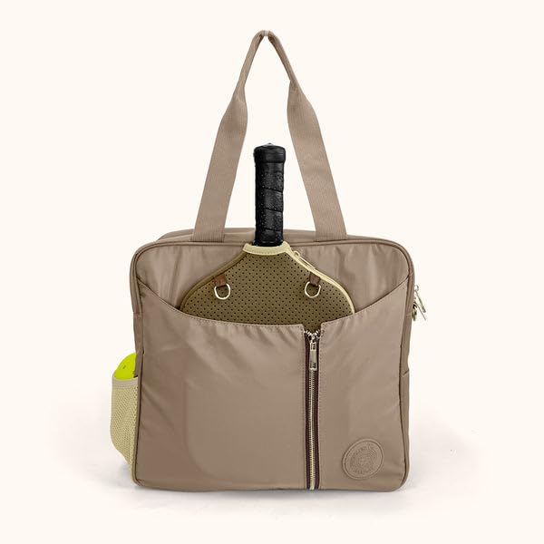 NOD Products New 3-in-1 Pickleball Backpack with Tote and Crossbody Bag, Brown