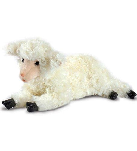 HANSA Cuddly Sheep with Lifelike Face and Soft Plush Fur