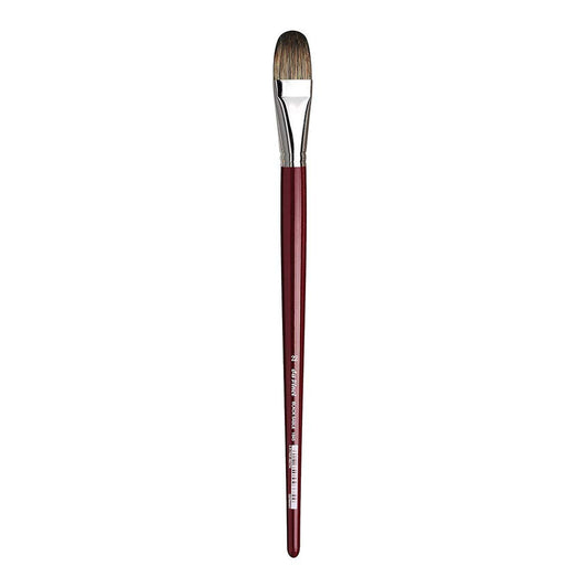 da Vinci Oil & Acrylic Series 1845 Oil Paint Brush, Filbert Russian Black Sable, Size 22