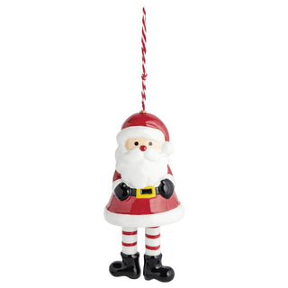 Mud Pie Hanging Ornament, 6" x 2 1/2", Red